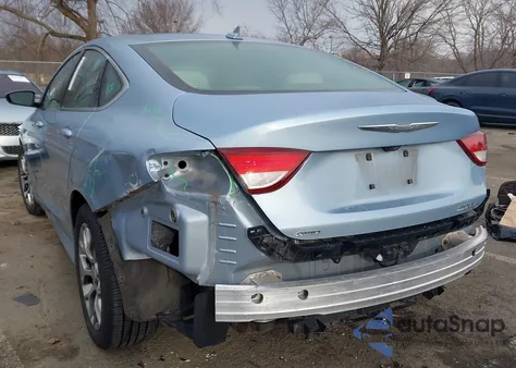 2015 Chrysler 200 C from USA, damaged, VIN 1C3CCCEG0FN616017